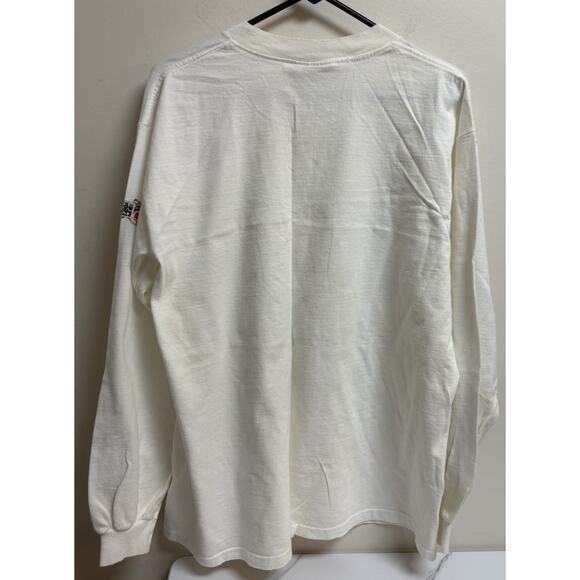 Vintage 90s Mary Engelbreit Winter Roses Long Sleeve Tee XL Stafford Blaine USA - Picture 3 of 9